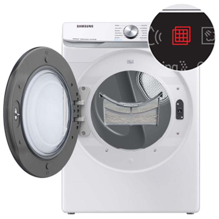 Samsung 7.5 cu.ft. Electric Dryer with Wi-Fi Connectivity DVE45B6300W IMAGE 6