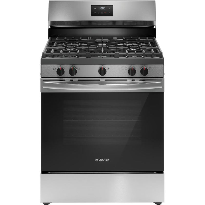 Frigidaire 30-inch Freestanding Gas Range with 5 Burners FCRG3052BS IMAGE 1