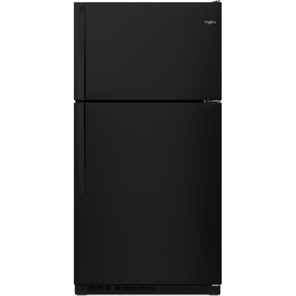 Whirlpool 33-inch, 20.5 cu.ft. Freestanding Top Freezer Refrigerator with Flexi-Side™ Bin WRT311FZDB IMAGE 1