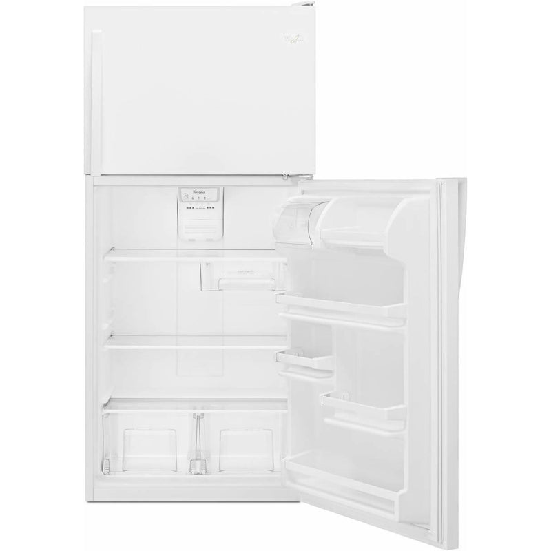 Whirlpool 30-inch, 18.2 cu.ft. Freestanding Top Freezer Refrigerator with Flexi-Slide™ Bin WRT318FZDW IMAGE 3