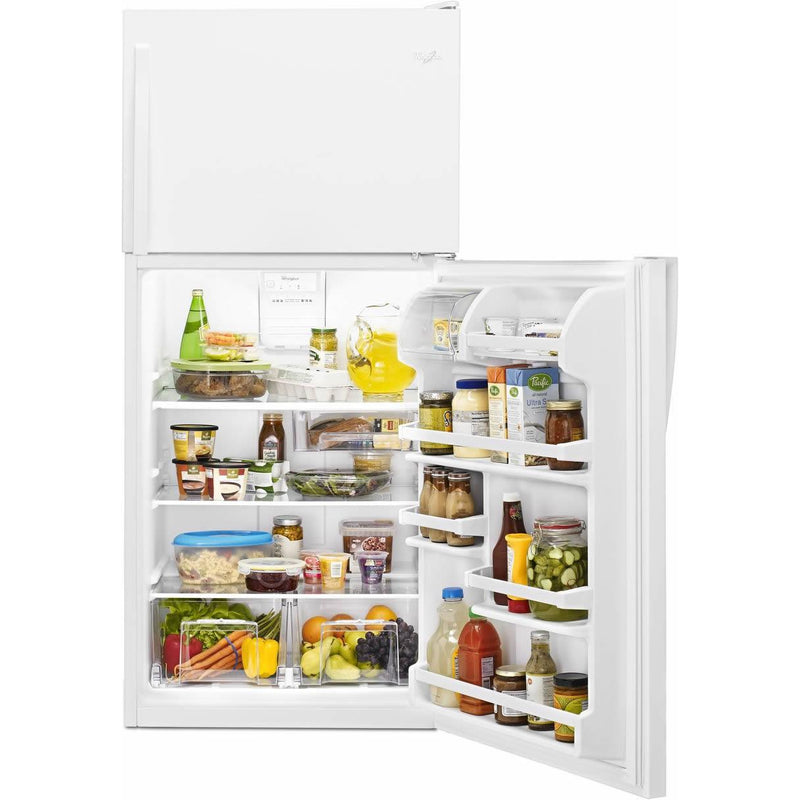 Whirlpool 30-inch, 18.2 cu.ft. Freestanding Top Freezer Refrigerator with Flexi-Slide™ Bin WRT318FZDW IMAGE 6
