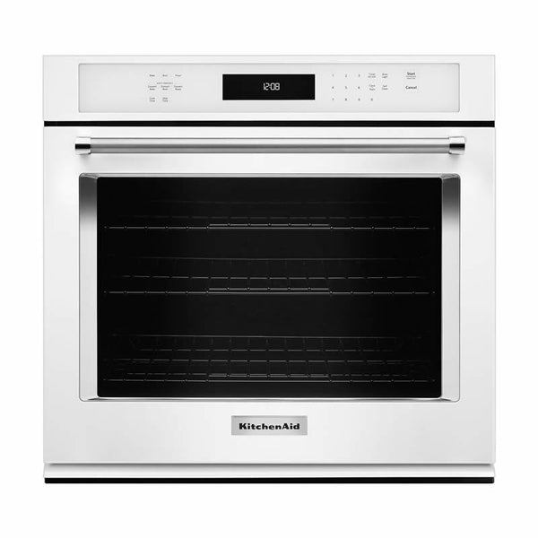 KitchenAid 30-inch, 5 cu. ft. Built-in Single Wall Oven with Convection KOSE500EWH IMAGE 1