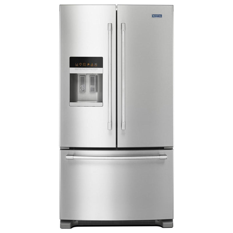 Maytag 36-inch, 25 cu. ft. French 3-Door Refrigerator with Ice and Water MFI2570FEZ IMAGE 1