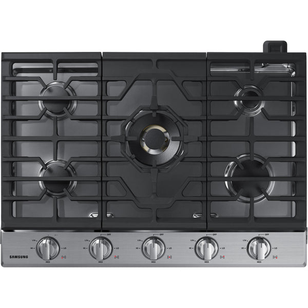 Samsung 30-inch Built-In Gas Cooktop NA30K7750TS/AA IMAGE 1