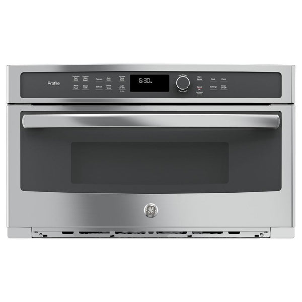 GE Profile 30-inch, 1.7 cu. ft. Built-In Microwave Oven with Convection PWB7030SLSS IMAGE 1