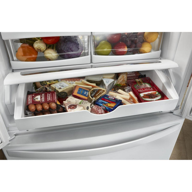 Whirlpool 36-inch, 20.0 cu. ft. Counter-Depth French 3-Door Refrigerator WRF540CWHW IMAGE 7