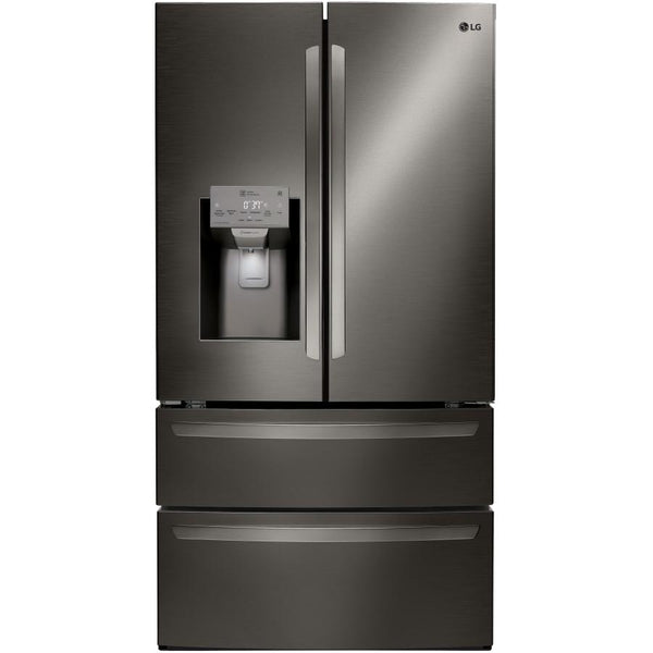 LG 36-inch, 27.8 cu.ft. Freestanding French 4-Door Refrigerator with Slim SpacePlus® Ice System LMXS28626D IMAGE 1
