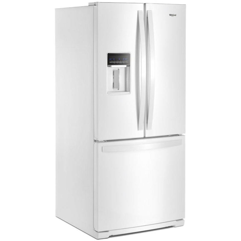Whirlpool 30-inch, 19.7 cu.ft. Freestanding French 3-Door Refrigerator with Exterior Water Dispenser with EveryDrop® Filtration WRF560SEHW IMAGE 10