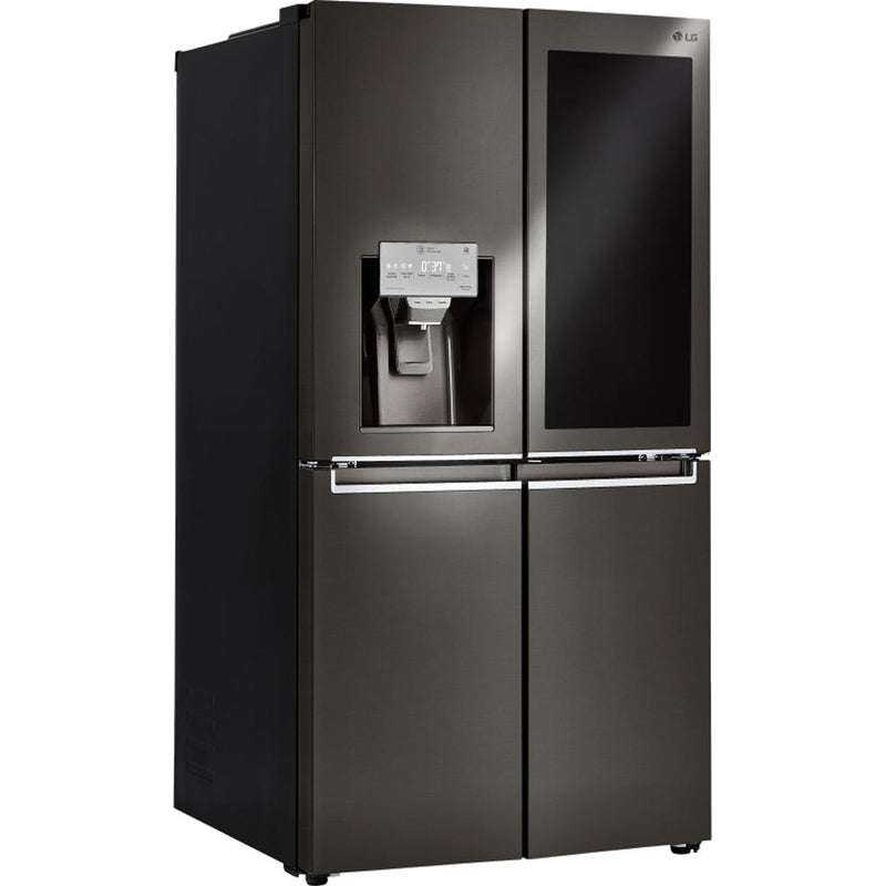 LG 36-inch, 29.7 cu.ft. Freestanding French 4-Door Refrigerator with InstaView ThinQ™ LNXS30996D IMAGE 9
