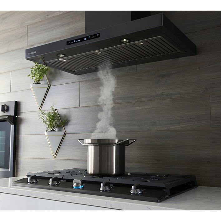 Samsung 36-inch Built-in Gas Cooktop with Wi-Fi and Bluetooth Connected NA36N7755TS/AA IMAGE 7