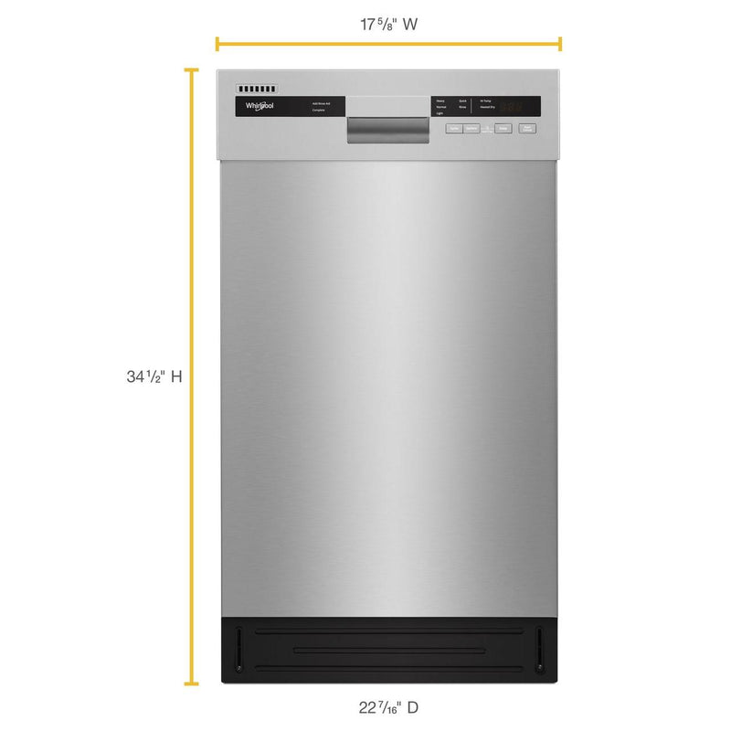 Whirlpool 18-inch Built-in Dishwasher with Stainless Steel Tub WDF518SAHM IMAGE 2