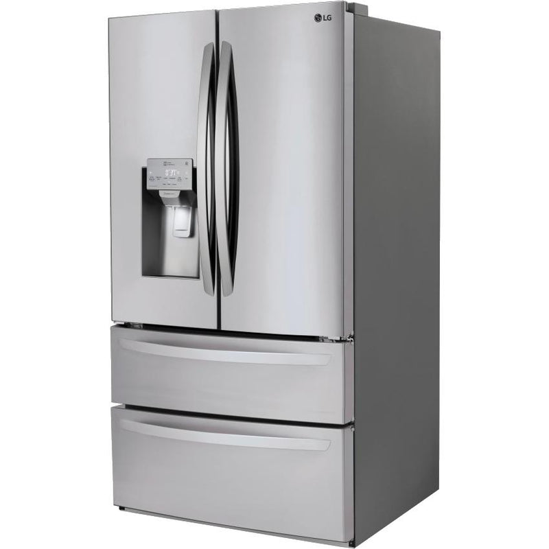 LG 36-inch, 28 cu.ft. Freestanding French 4-Door Refrigerator with Slim SpacePlus® Ice System LMXS28636S IMAGE 3