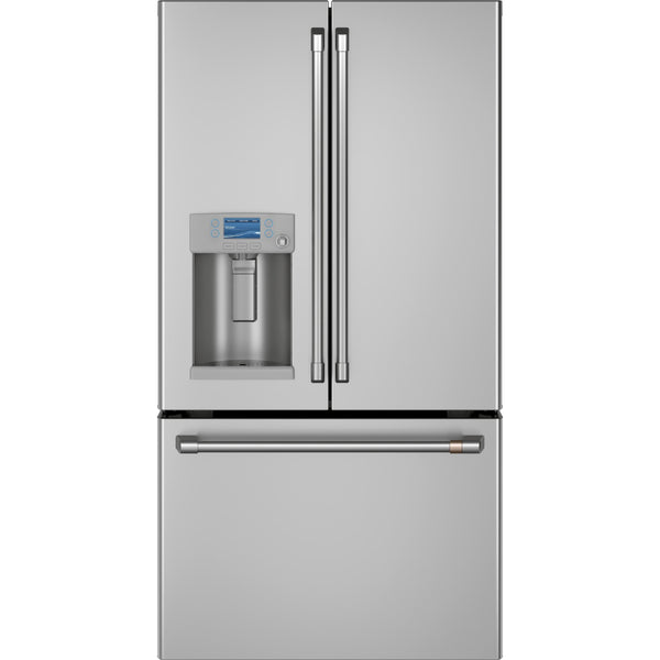 Café 36-inch, 22.2 cu.ft. Counter-Depth French 3-Door Refrigerator with Hot Water Dispenser CYE22TP2MS1 IMAGE 1