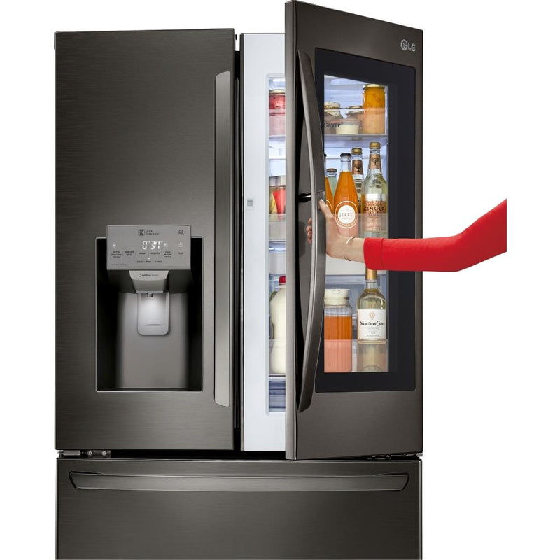 LG 36-inch, 27.8 cu.ft. Freestanding French 4-Door Refrigerator with Slim SpacePlus® Ice System LMXS28596D IMAGE 8
