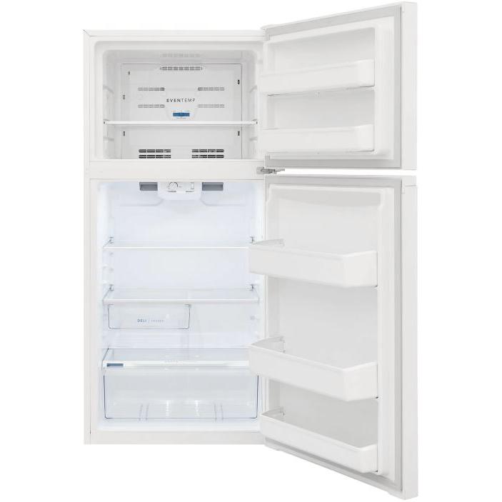 Frigidaire 28-inch, 13.9 cu. ft. Top Freezer Refrigerator FFTR1425VW IMAGE 2