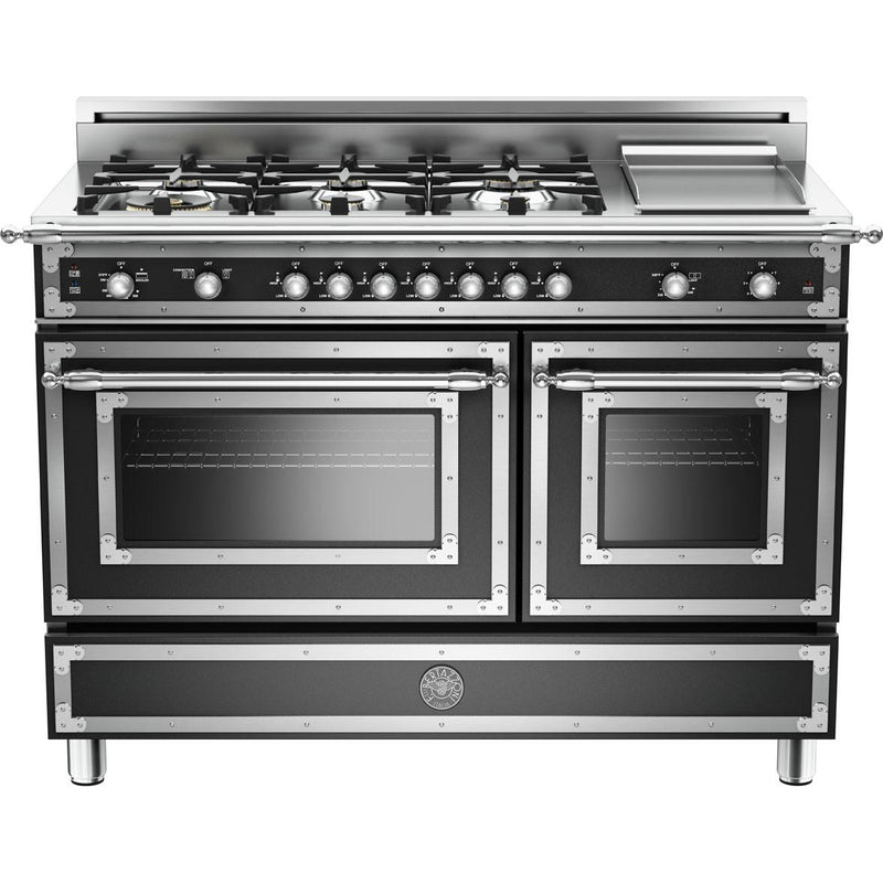 Bertazzoni 48-inch Freestanding Gas Range with Convection Technology HER 48 6G GAS NE IMAGE 1