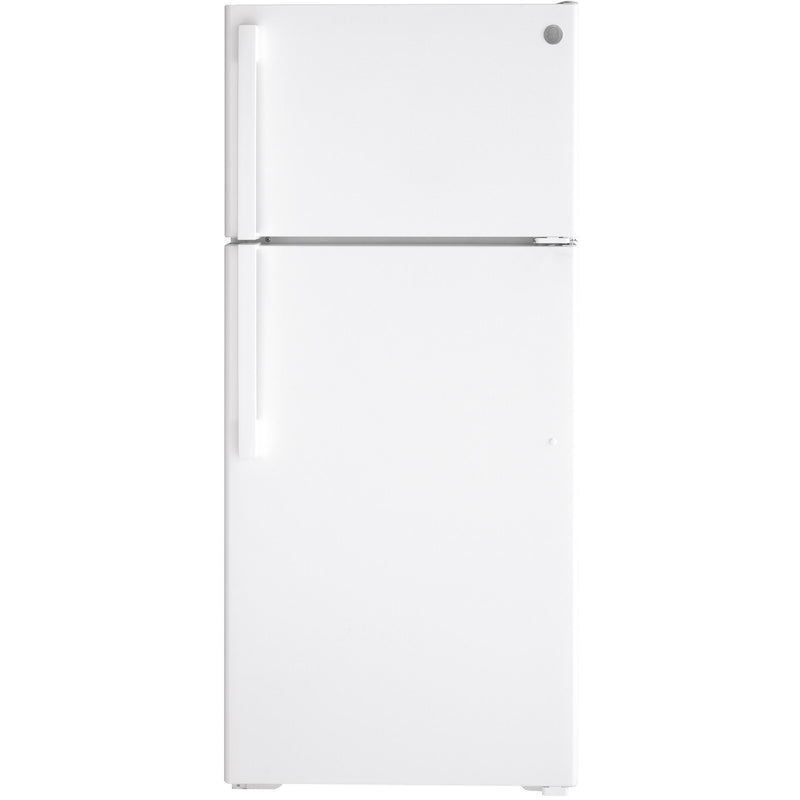 GE 16.6 cu. ft. Top-Freezer Refrigerator GTE17DTNRWW IMAGE 1