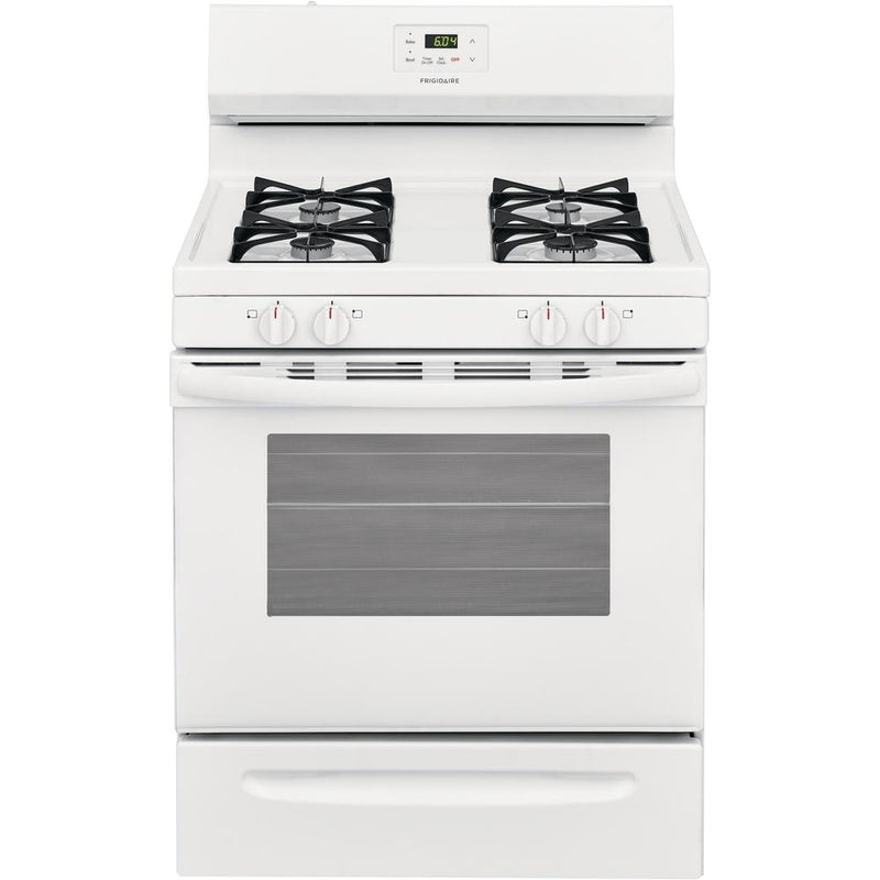 Frigidaire 30-inch Freestanding Gas Range with Even Baking Technology FCRG3015AW IMAGE 1
