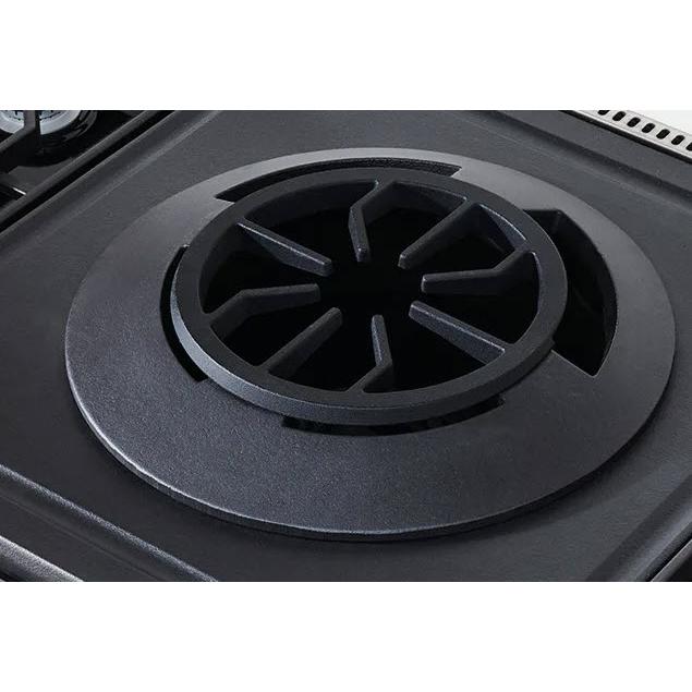 Wolf 36-inch Built-in gas Rangetop with Wok Burner SRT362W IMAGE 3
