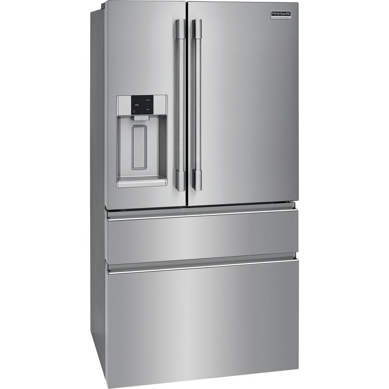 Frigidaire Professional 36-inch, 21.8 cu.ft. Counter-Depth French 4-Door Refrigerator with External Water and Ice System PRMC2285AF IMAGE 2