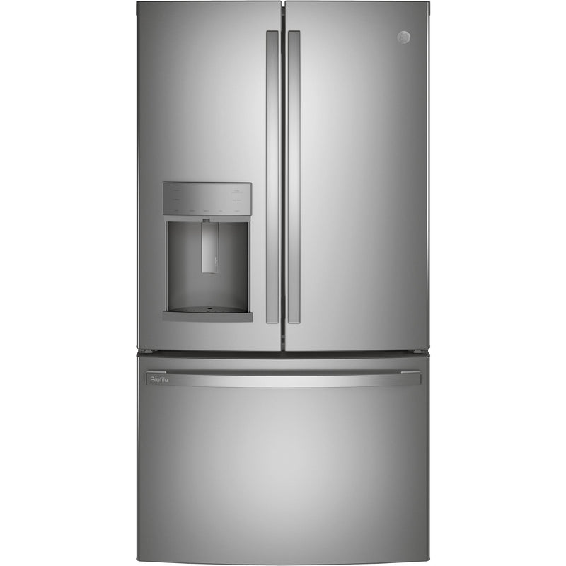 GE Profile 36-inch, 27.7 cu. ft. French 3-Door Refrigerator PFD28KYNFS IMAGE 1