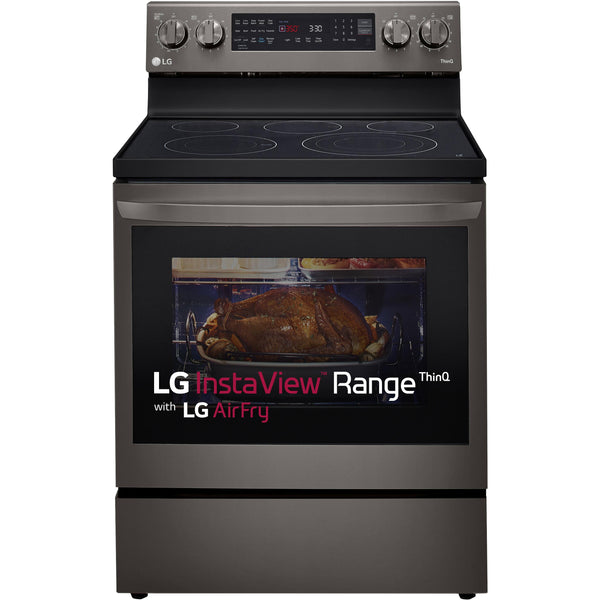 LG 30-inch, 6.3 cu.ft. Freestanding Electric Range with Wi-Fi Connectivity LREL6325D IMAGE 1