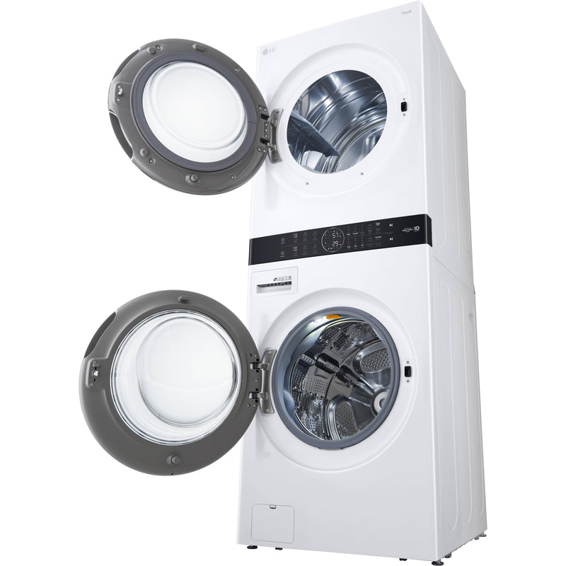 LG Stacked Washer/Dryer Gas Laundry Center with TurboWash™ 360 Technology WKGX201HWA IMAGE 10