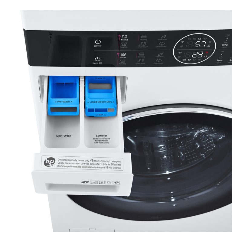 LG Stacked Washer/Dryer Electric Laundry Center with TurboWash™ 360 Technology WKEX200HWA IMAGE 7