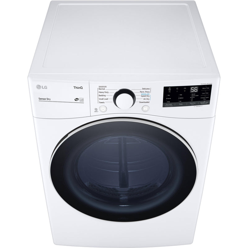 LG 7.4 cu.ft. Electric Dryer with ThinQ® Technology DLE3600W IMAGE 2