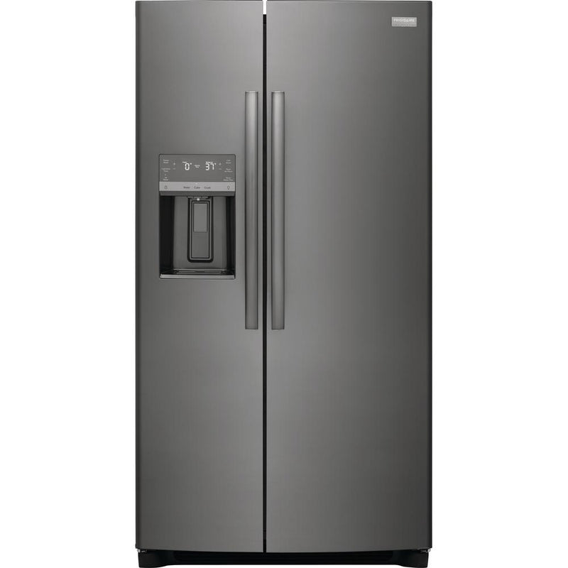Frigidaire Gallery 36-inch, 22.2 cu.ft. Counter-Depth Side-by-Side Refrigerator with Ice and Water Dispensing System GRSC2352AD IMAGE 1