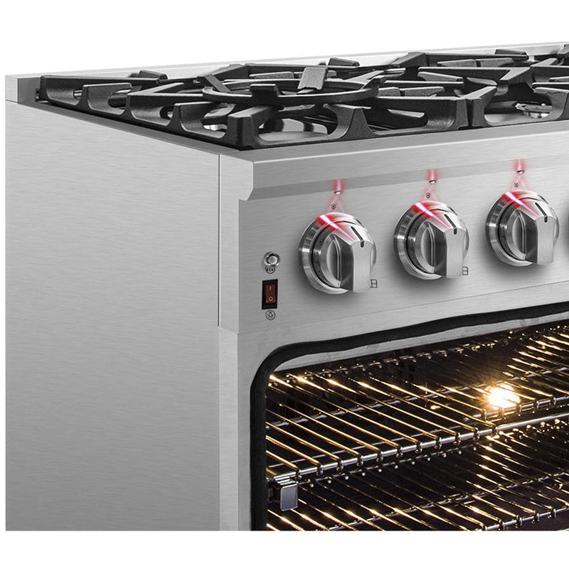 Forno 36-inch Freestanding Dual-Fuel Range with True Convection Technology FFSGS6125-36 IMAGE 9