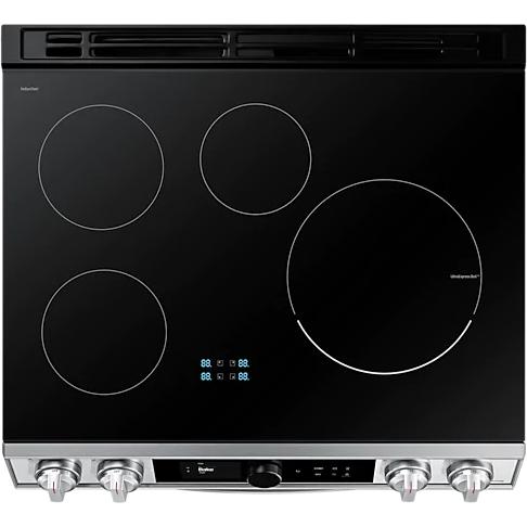 Samsung 30-inch Slide-in Electric Induction Range with WI-FI Connect NE63T8911SS/AA IMAGE 6