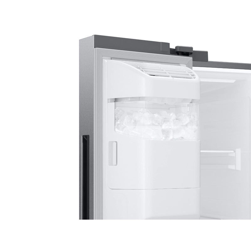 Samsung 36-inch, 27.4 cu.ft. Freestanding Side-by-Side Refrigerator with External Water and Ice Dispensing System RS27T5201SR/AA IMAGE 6