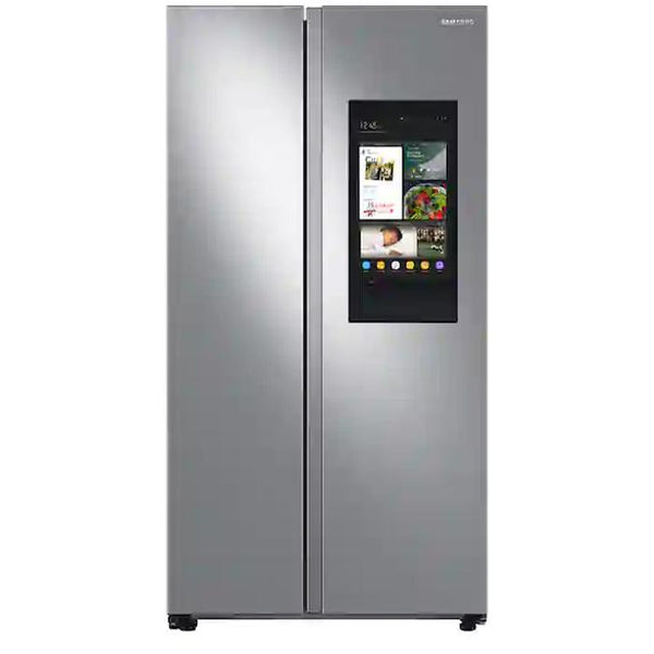 Samsung 36-inch, 27.3 cu.ft. Freestanding Side-by-Side Refrigerator with Family Hub™ RS28A5F61SR/AA IMAGE 1