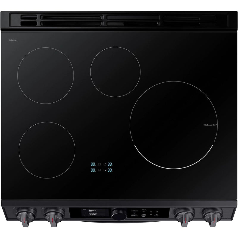 Samsung 30-inch Slide-in Electric Induction Range with WI-FI Connect NE63T8951SG/AA IMAGE 5