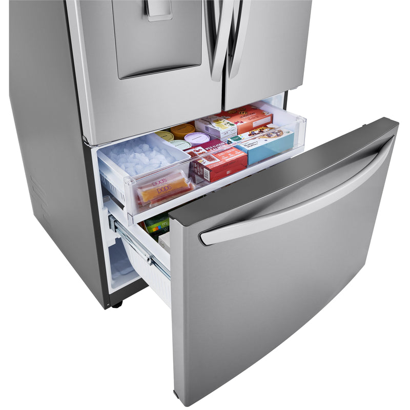 LG 36-inch, 29 cu.ft. Freestanding French 3-Door Refrigerator with Multi-Air Flow™ Technology LRFWS2906V IMAGE 8