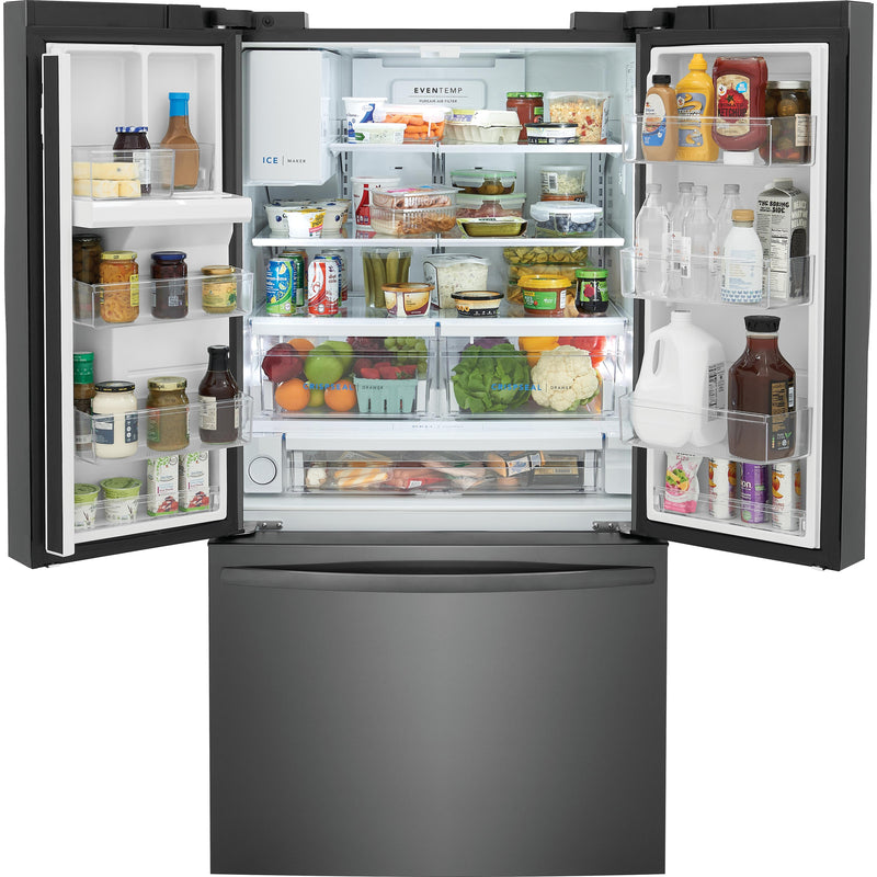 Frigidaire 36-inch, 27.8 cu. ft. French 3-Door Refrigerator with Dispenser FRFS2823AD IMAGE 3