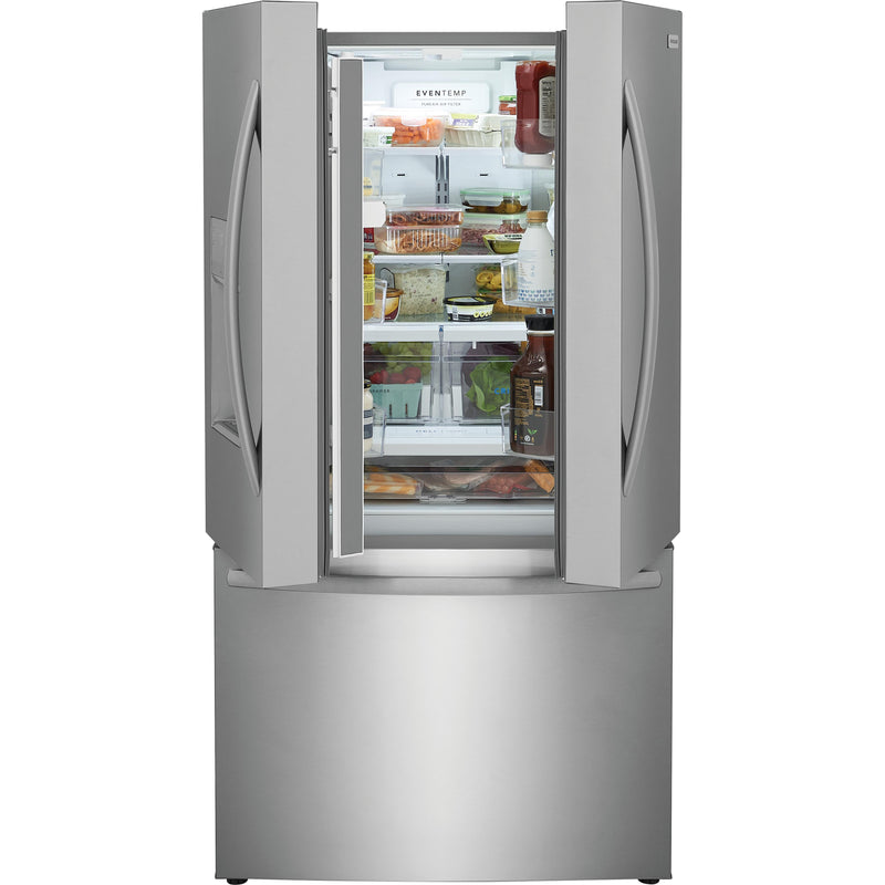Frigidaire 36-inch, 22.6 cu. ft. French 3-Door Refrigerator with Dispenser FRFC2323AS IMAGE 4