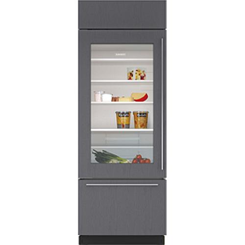 Sub-Zero 30-inch Built-in Bottom Freezer Refrigerator with Glass Door CL3050UG/O/L IMAGE 1