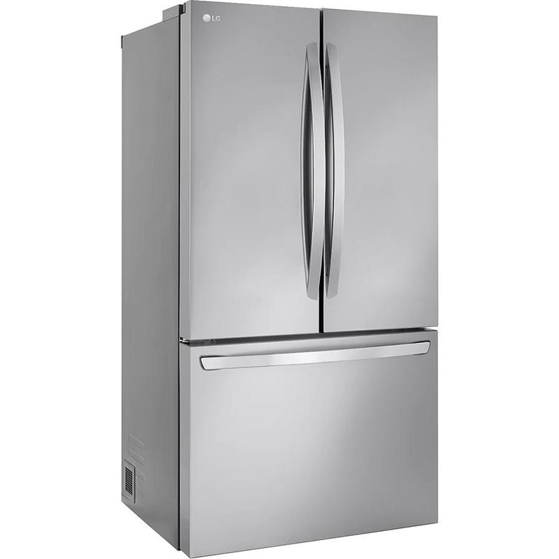 LG 36-inch, 27 cu. ft. Counter-Depth Max French 3-Door Refrigerator with Linear Cooling™ LRFLC2706S IMAGE 3