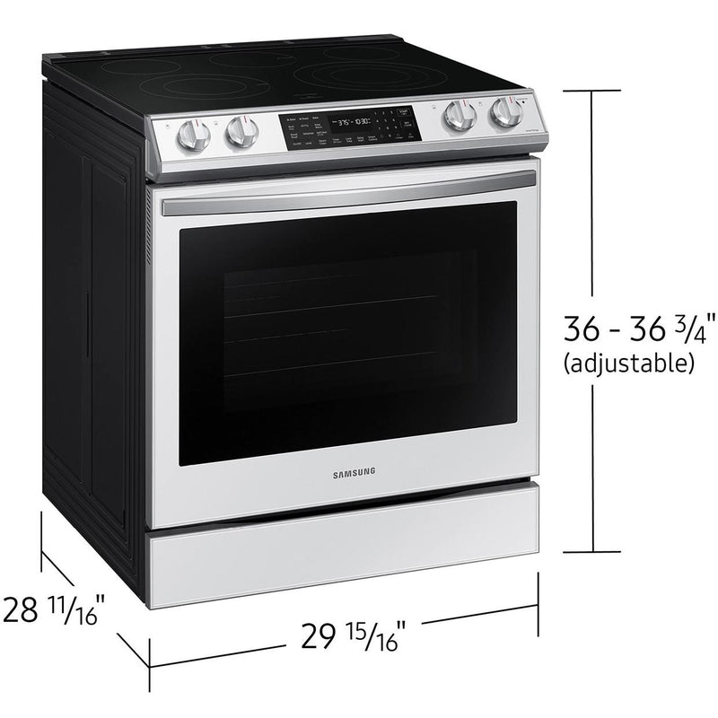 Samsung 30-inch Electric Range with Air Fry and Wi-fi NE63BB851112 IMAGE 2